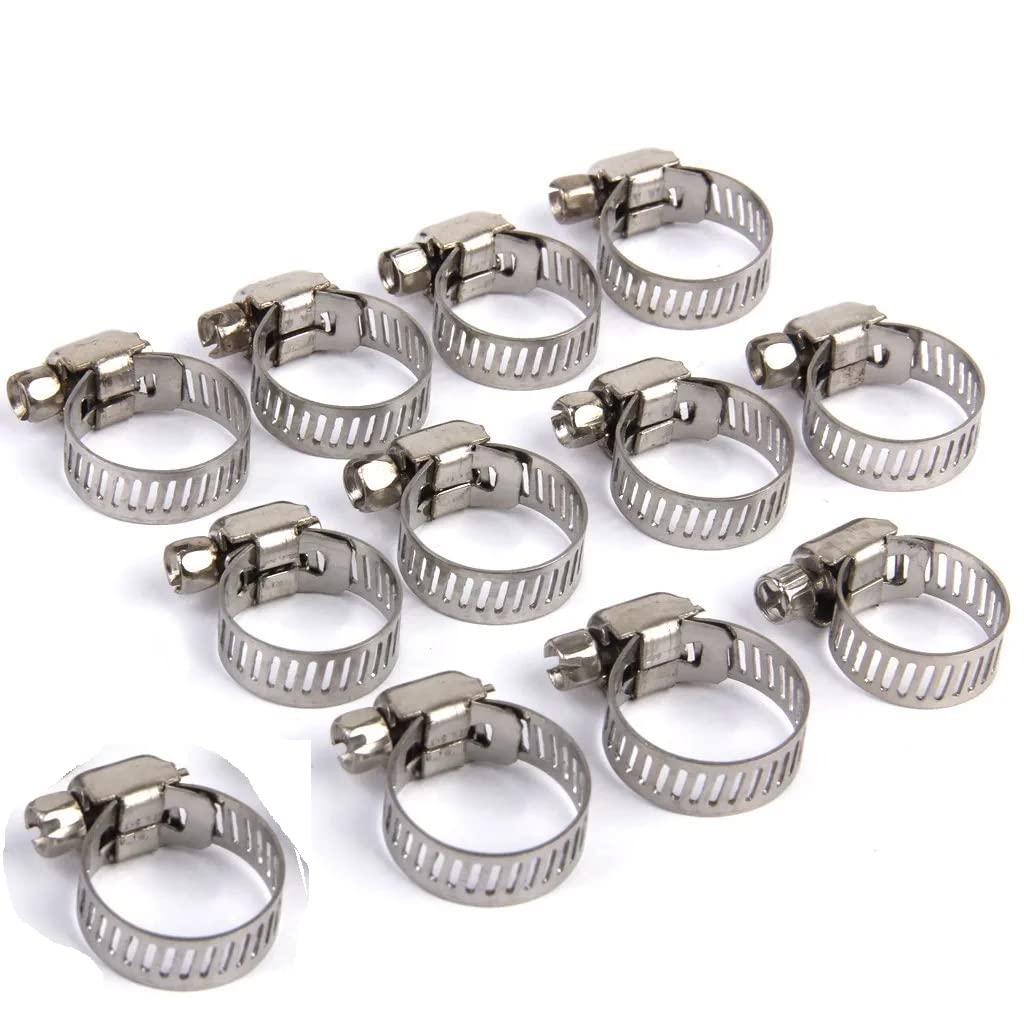 Woms Tools Adjustable Fuel Petrol Pipe Hose Clips Stainless Spring