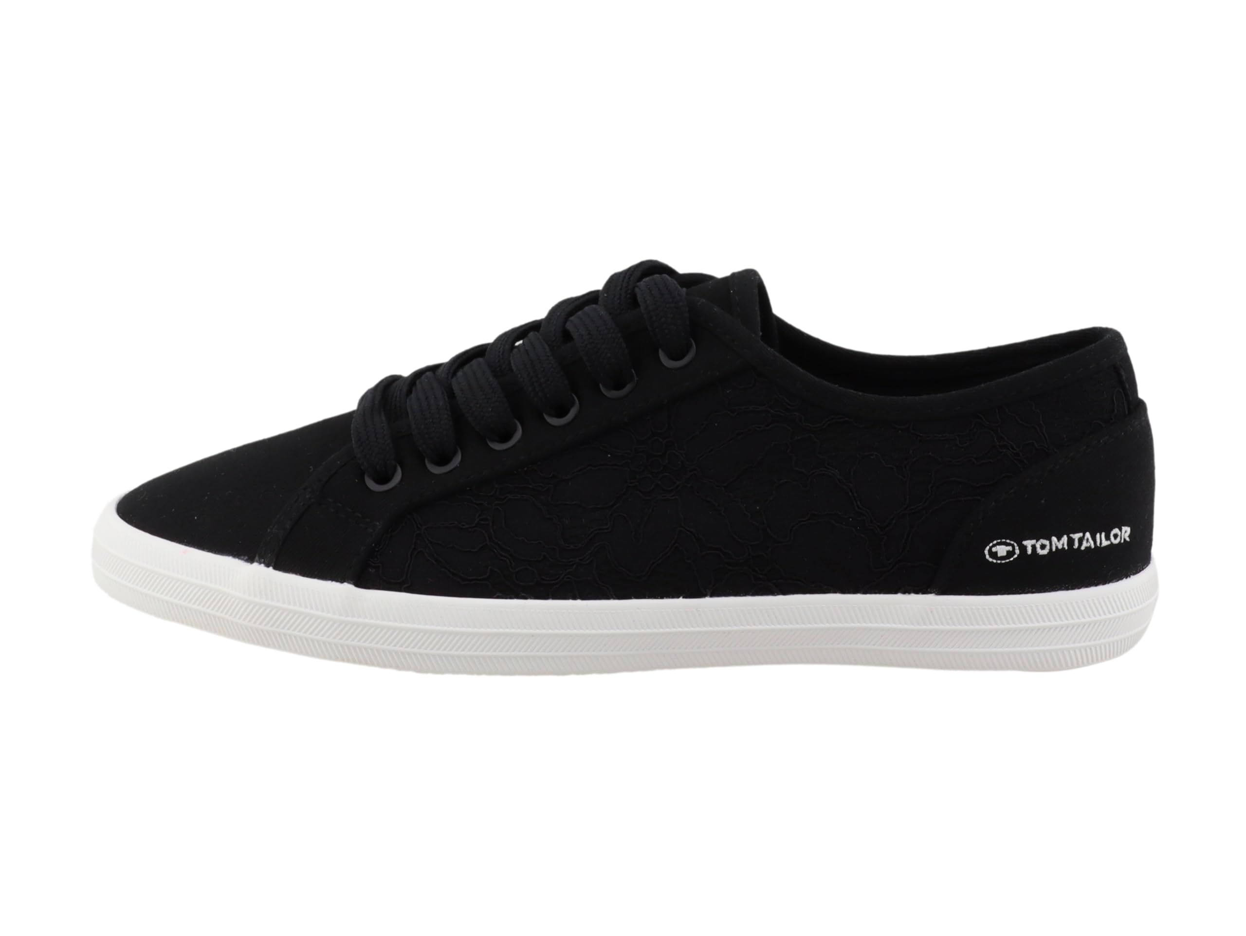 TOM TAILOR Women 5390240013 Sneaker, Black, 8.5 UK