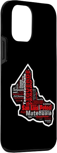 Miniatura 3 de iPhone 12 mini San Luis Potosí México Mapa Camiseta Ciudades Y Municipios Case