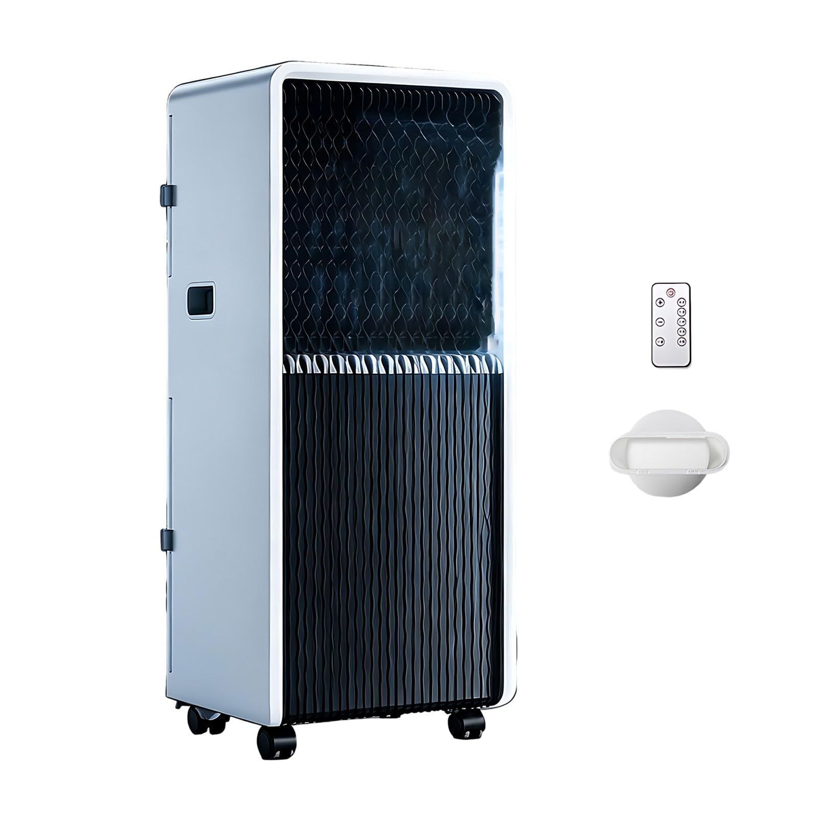 Condizionatore Portatile Compatto per Mansarda | Climatizzatore Mobile con Livelli di Ventilazione Variabili, Filtro Lavabile e Utilizzo Facile in ogni Stanza(12000BTU)