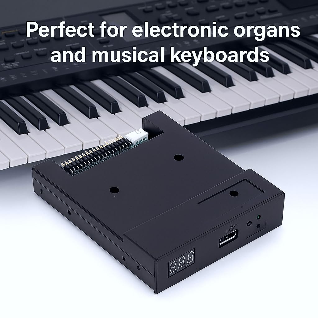 Unidad de disco Floppy-3.5 "1000 Unidad de disquete a simulación de emulador USB para teclado musical