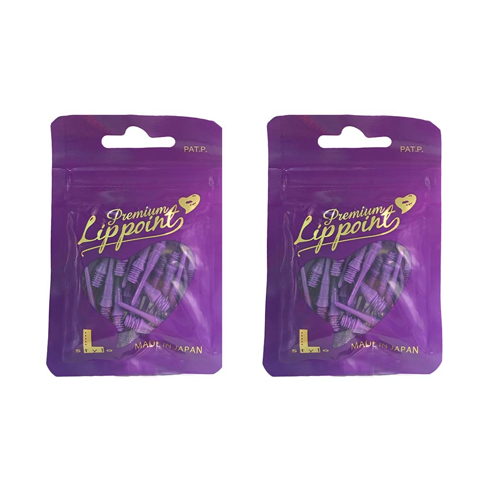 Pointe souple LSTYLE Premium Lippoint violette filetée 2BA pour cible electronique 60pcs