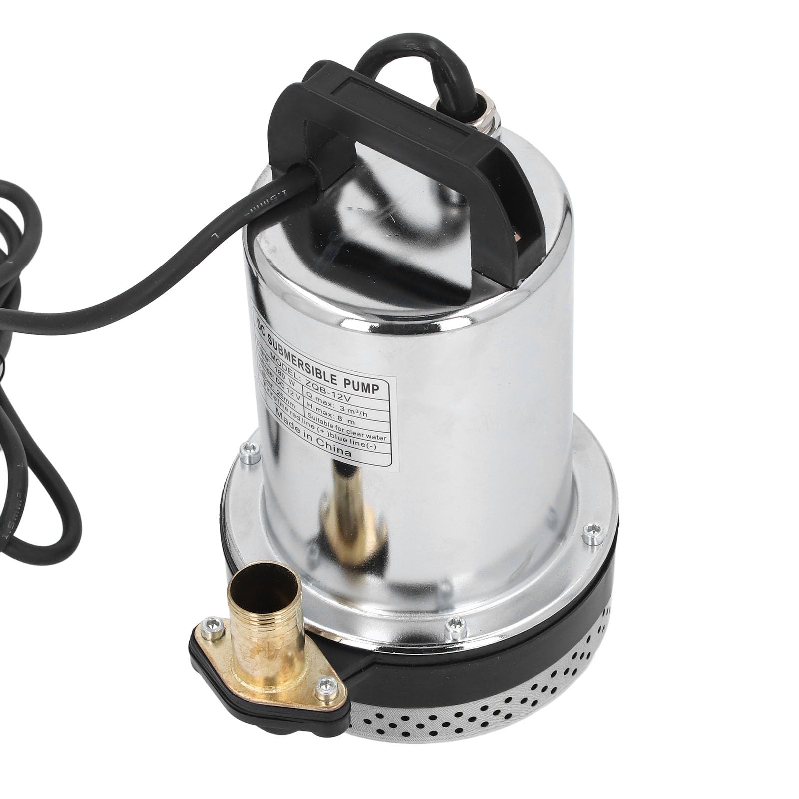 Generic Pompa Studniowa DC 180W Antykorozyjny Silnik Miedziany do Zbiornika na wodę Nawadnianie Ogrodu Konstrukcja ze Stali Nierdzewnej DC12V DC12V