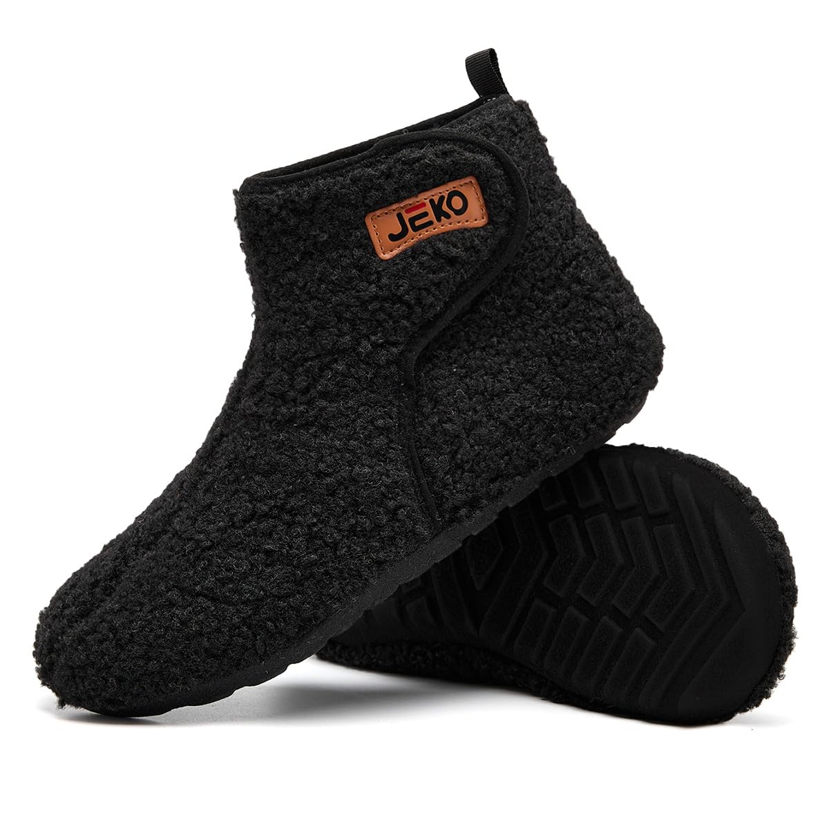 UUBARIS Bootie Slippers for Women Men Furry Warm House Sock Shoes For Indoor Outdoor Travel
