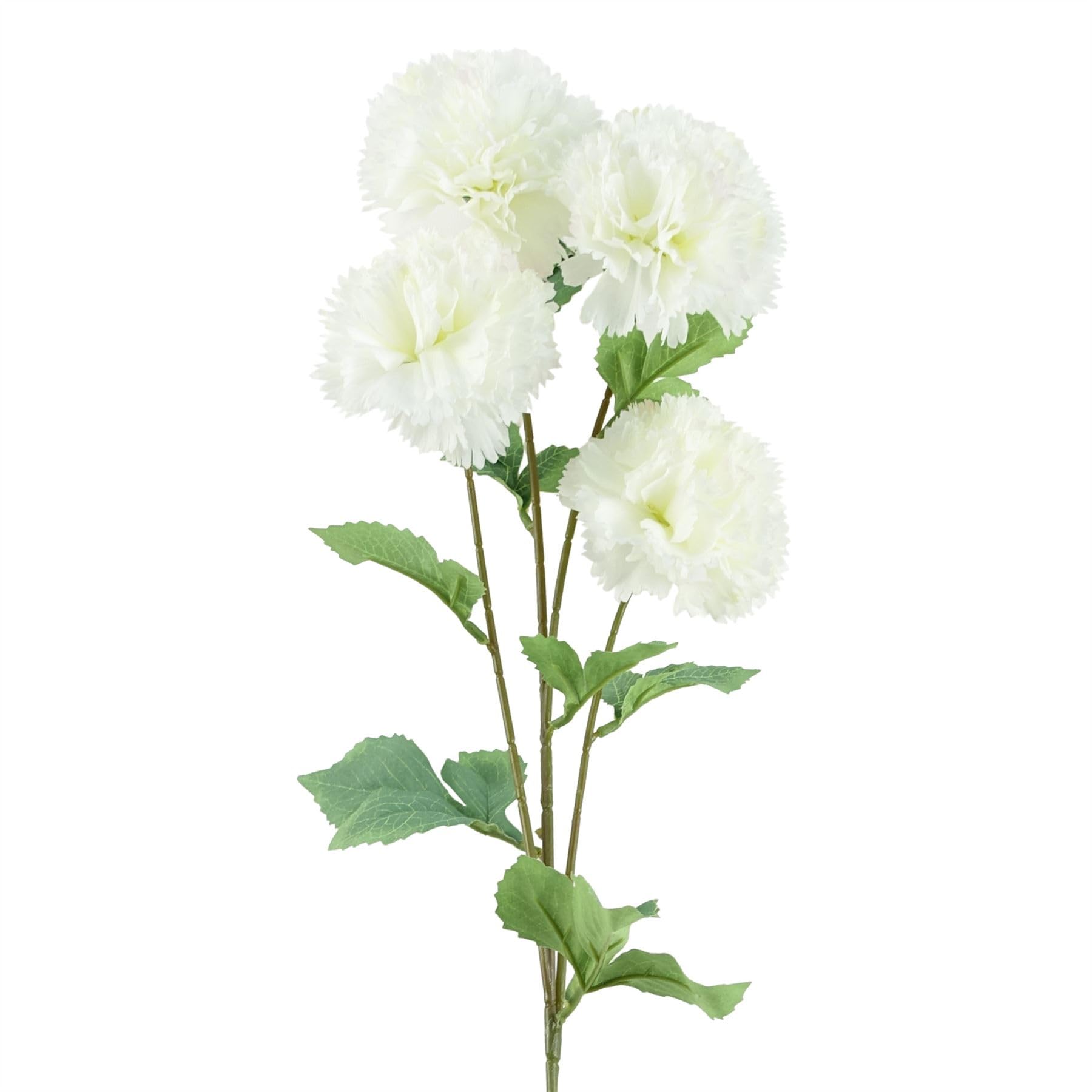 Leaf Design Artificial Carnation Flowers