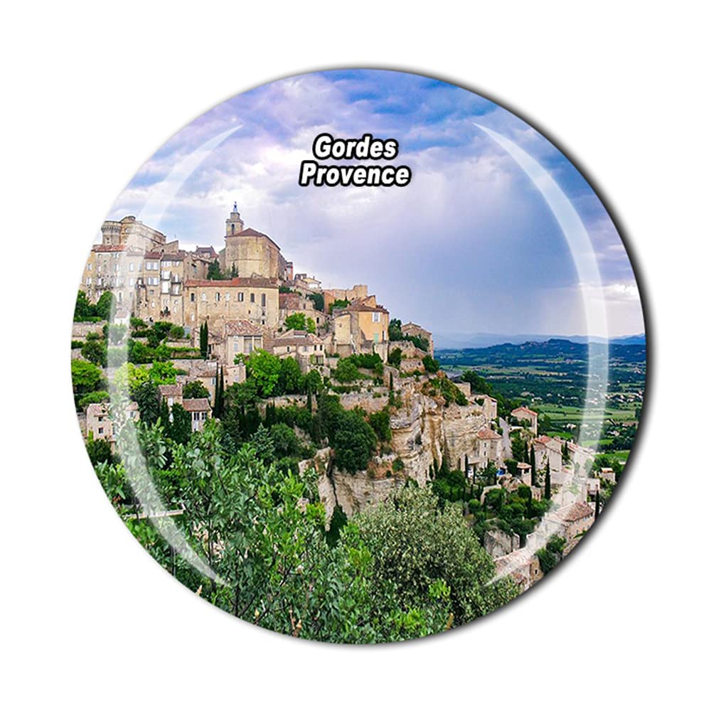Gordes Provence France Voyage Souvenirs Frigo Aimant Ville
