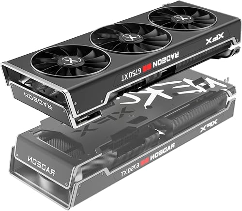 Miniatura 8 de XFX Speedster MERC319 Radeon RX 6750XT - Tarjeta gráfica para juegos negra con 12 GB GDDR6 HDMI 3xDP, AMD RDNA 2 RX-675XYTBDP