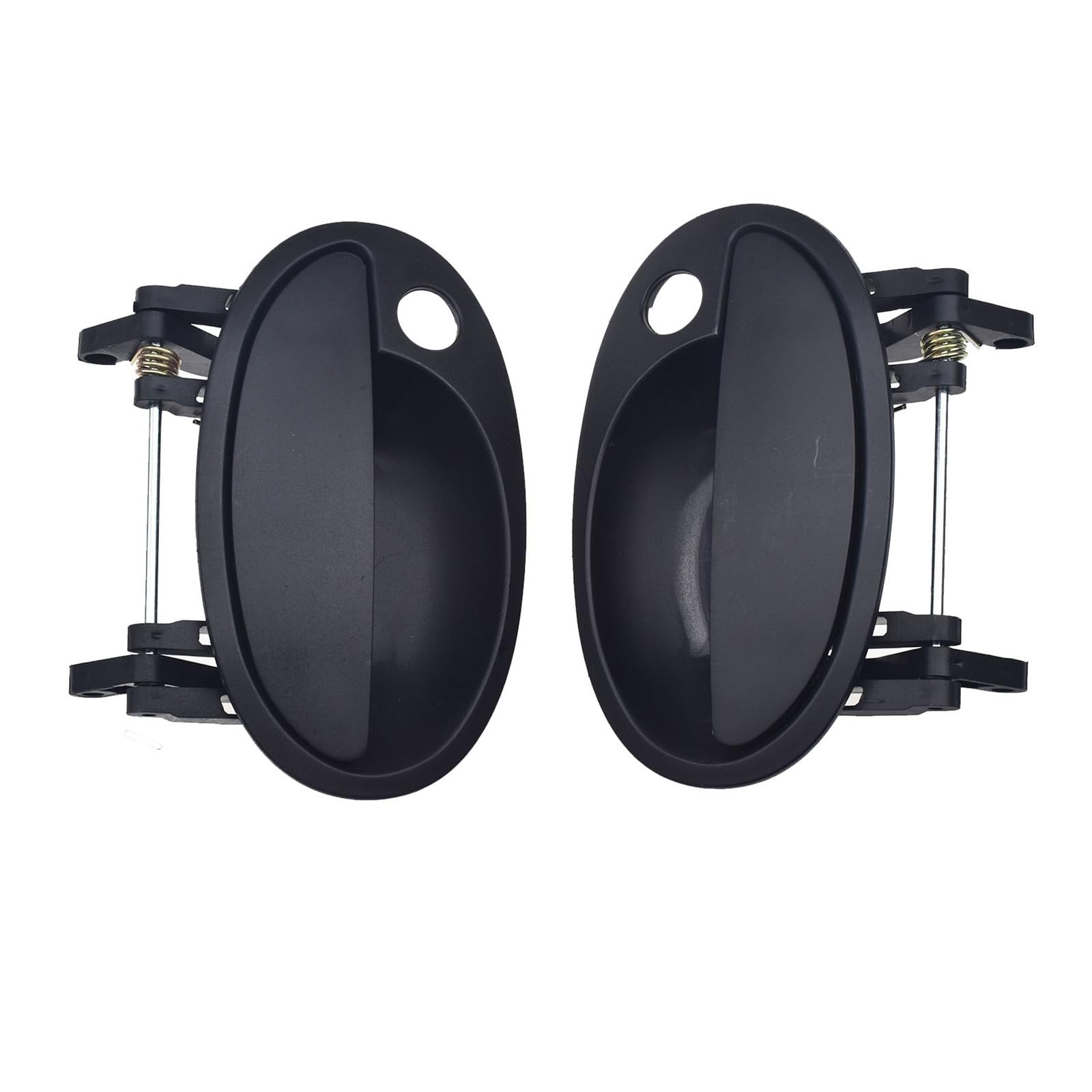 Aphkqost Car Door Handle Outer for Opel for Corsa C for Combo for Meriva 2000 2001-2010 Car Exterior Door Handle Front Left Right 93397226 24434860 93397227(Left Right 2Pcs)