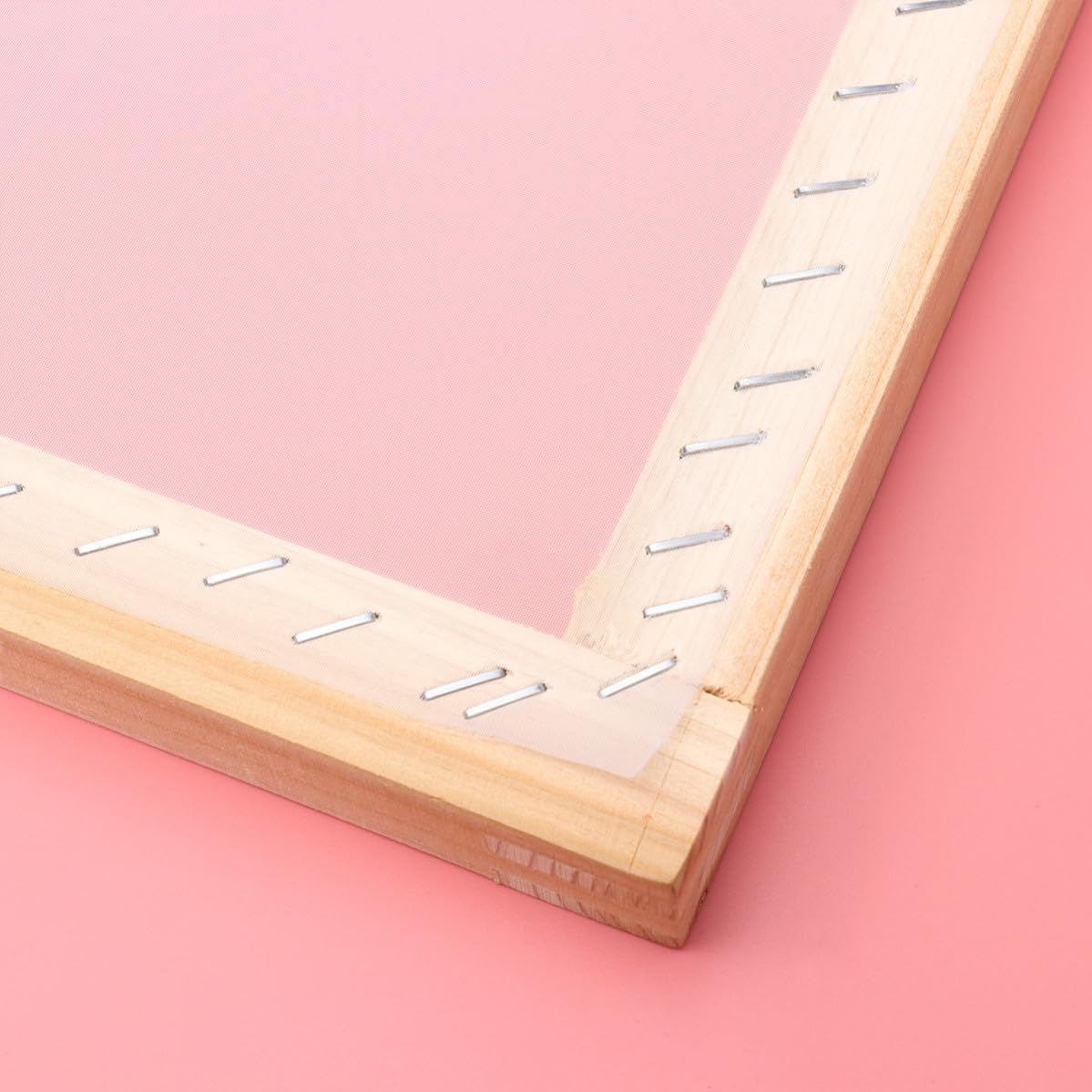 KOCKSHION Kit per Serigrafia Fai da Te Colore Casuale 19 Pezzi Telaio in Legno e Plastica Pellicola Trasparente e Raschietto per Stampa Magliette per Progetti di Stampa DIY