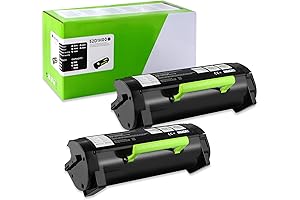 Lexmark 52D1H00 Toner Cartridge: Black - (2-Pack) 25000 Yield