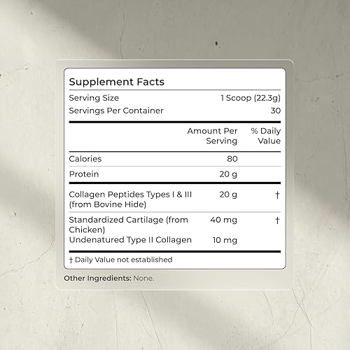 Miniatura 3 de Blueprint Bryan Johnson - Péptidos de colágeno hidrolizado en polvo – Tipo I, II y III de colágeno para mujeres y hombres – Suplemento de proteína