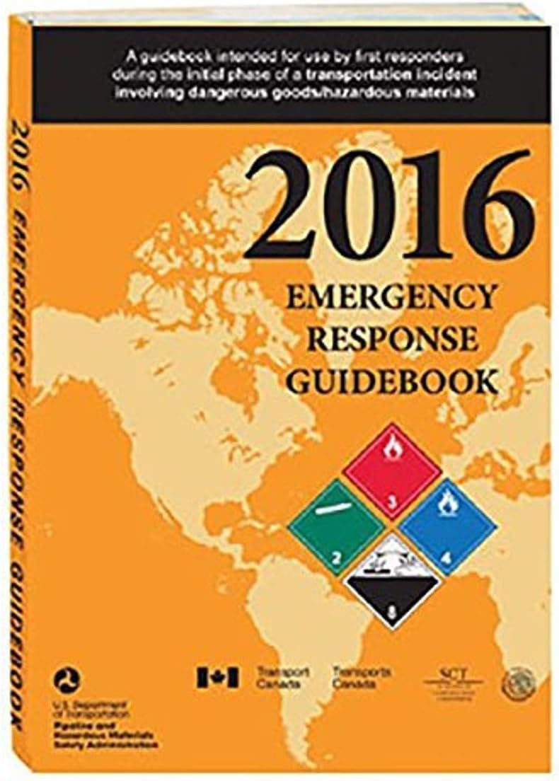 Labelmaster ERG0022 White Paper 2016 Emergency Response Guidebook, 0.300" Height, 14" Width, Standard Bound Full Size