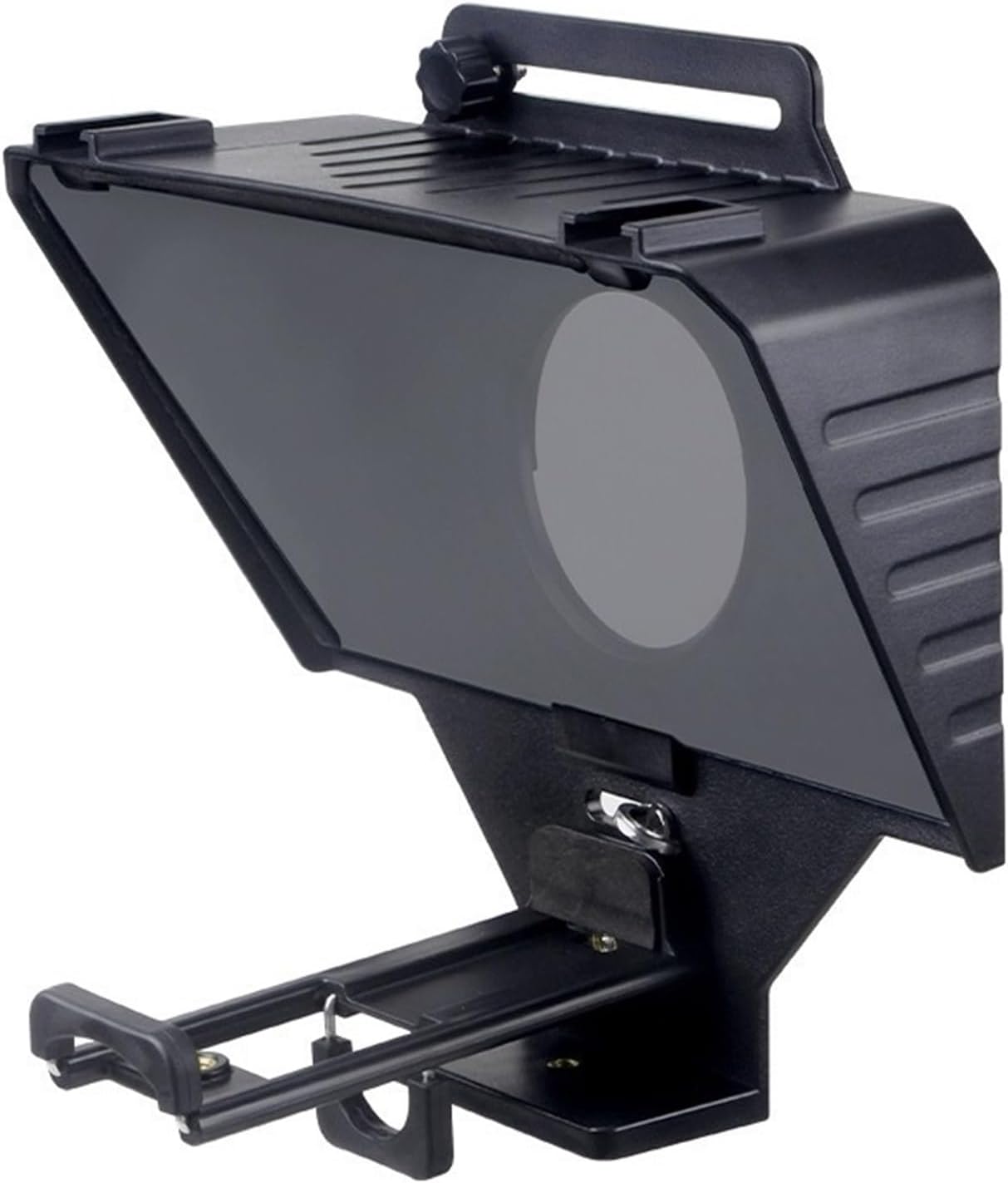 Teleprompter portátil con control remoto y anillos adaptadores miniatura 1