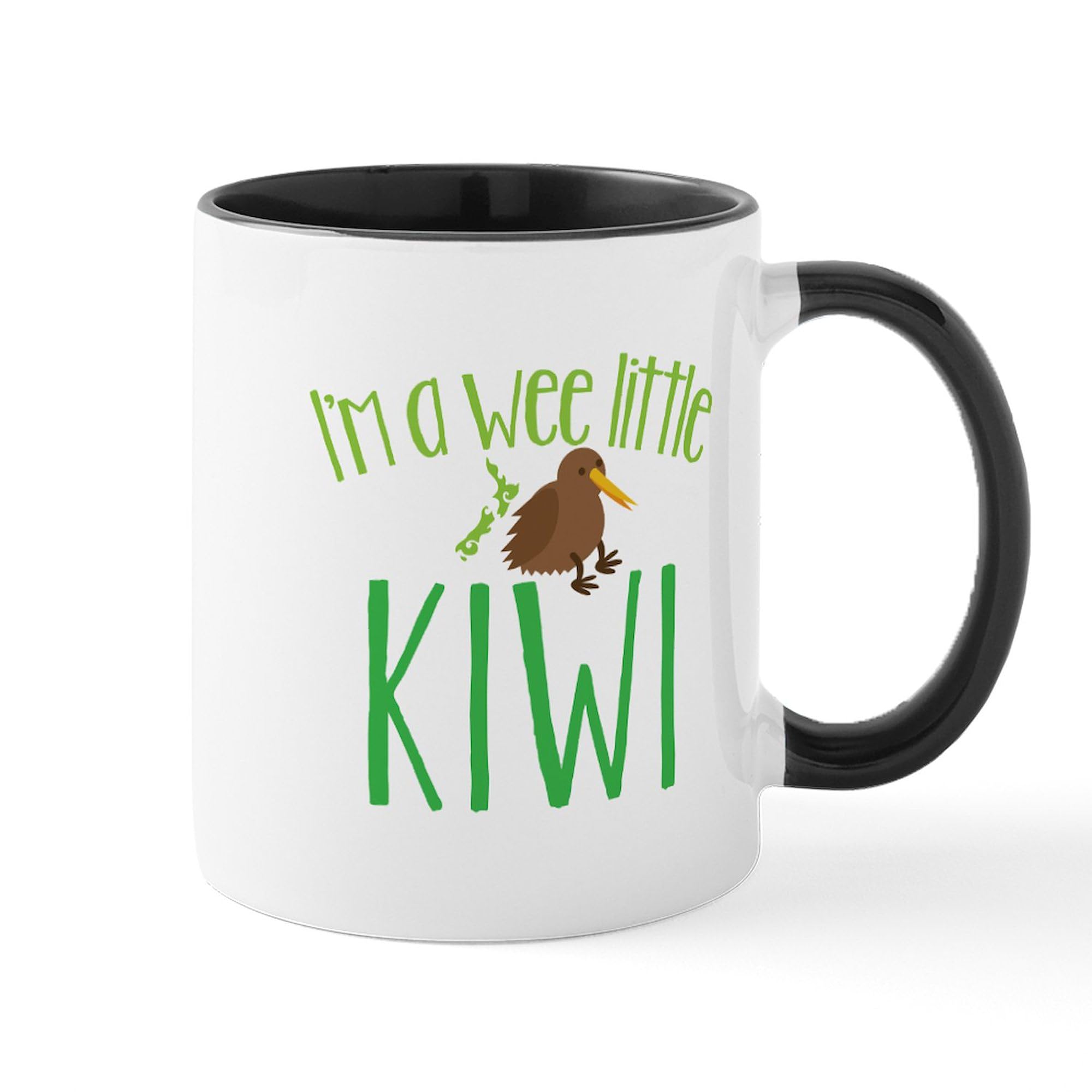 CafePress Kiwi Bird Ceramic Coffee Mug | 11 Oz (325 Ml) | Microwave & Dishwasher Safe | Lead-Free Print | USA Made