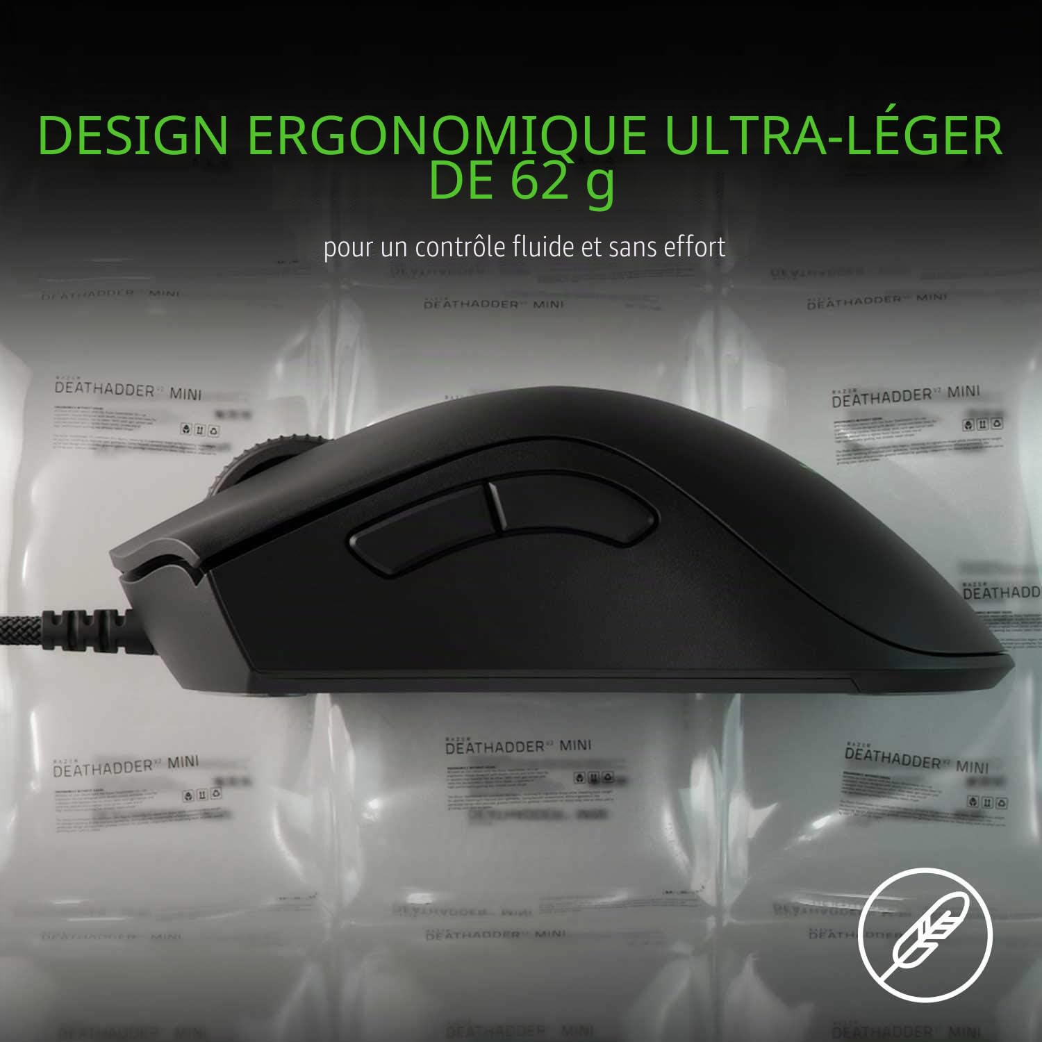 Razer Souris Filaire DeathAdder V2 Mini (RZ01-03340100-R3U1)