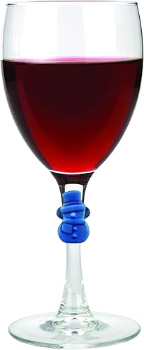 Miniatura 3 de Joie Christmas - Juego de dijes de vino de Navidad, silicona sin BPA, juego de 6 piezas, multicolor