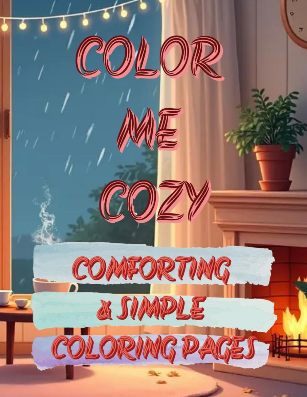 Cozy Calm: Stress-Relief & Comfort Coloring for Mindful Moments For Adults & Teens