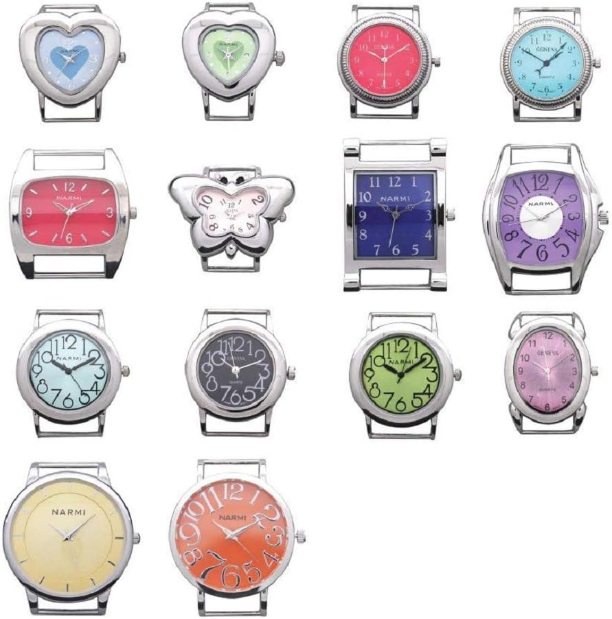 10 Pcs of Mix Ribbon Bar Watch Faces for Jewelry Making