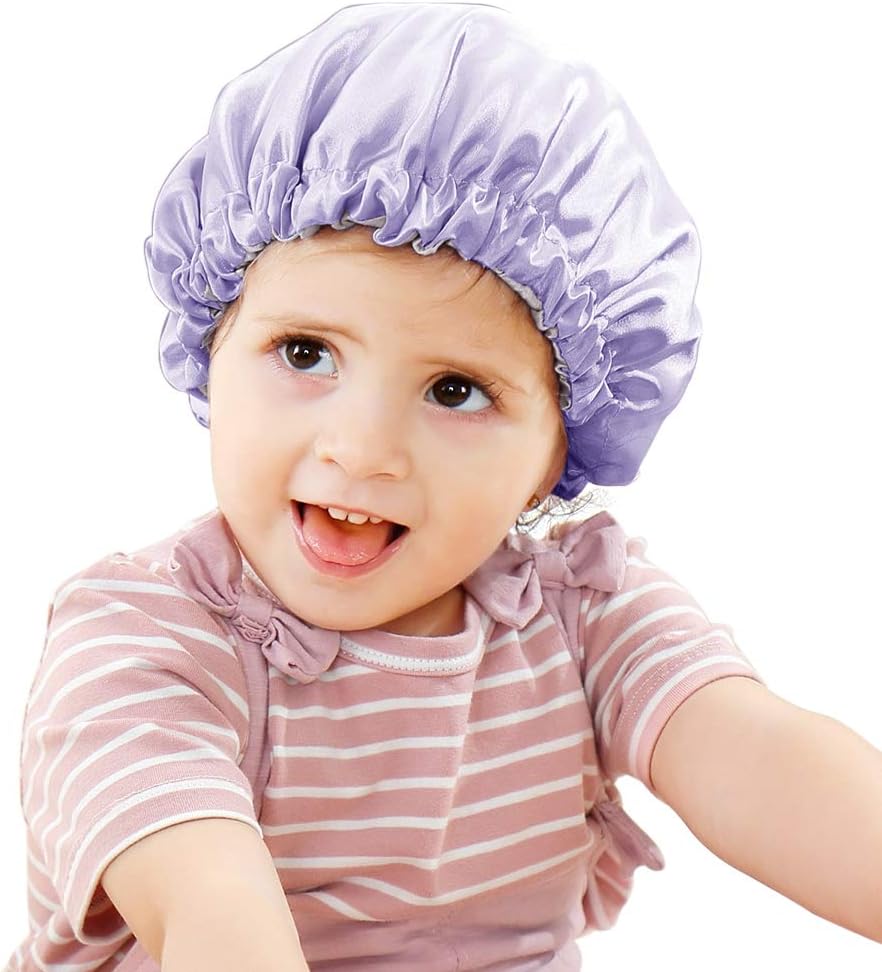 Extra Large Adjustable Double Layer Satin Hair Bonnets with Drawstring for Women Night Sleeping Long Silky Satin