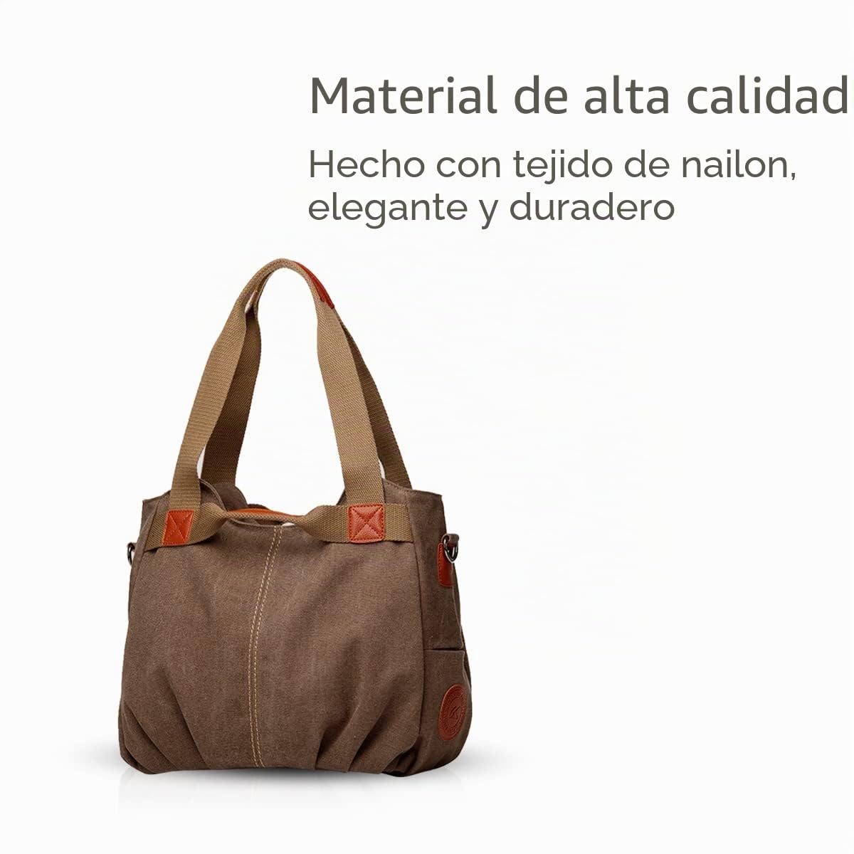 NICOLE&DORIS Bolsos para Mujeres de Tela Bolsos de Hombro para Mujer Bolso Hobo de Lona para Mujer