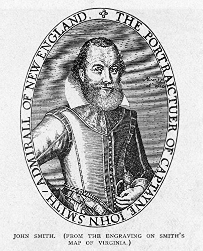John Smith (1580-1631) Nenglish Soldier And Colonist In America Line Engraving 19Th Century After A Detail From SmithS Map Of Virginia 1616 Poster Print by (24 x 36)