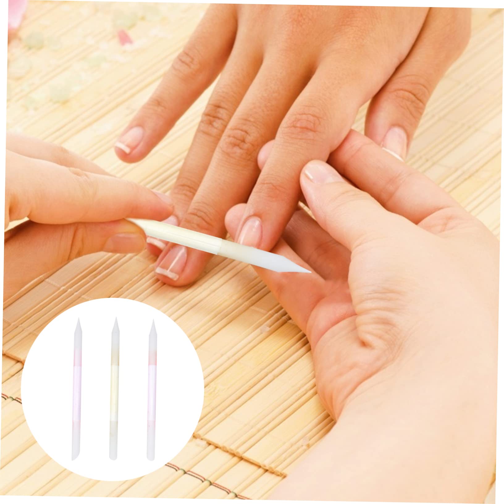 Beavorty 12piezas Uñas De Herramientas De Pulido Para Manicura Diseño Simple y Portátil Para Cuidado De Uñas Aleatorios