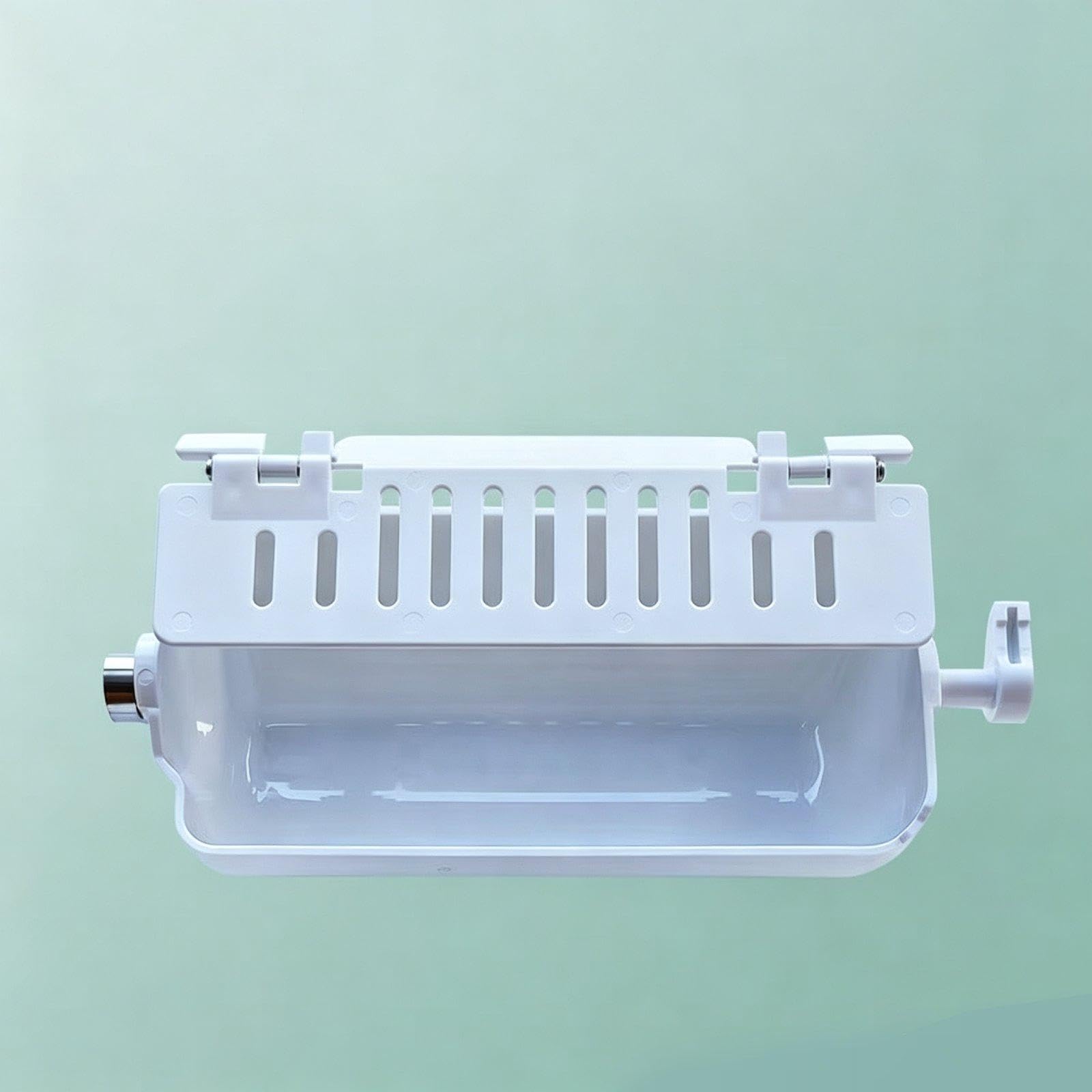 Repuesto para Fabricador de Hielo Bandeja Giratoria Cubitera Cesta Depósito Almacenamiento Recambio PP Resistente Al Frío con Compuerta Compa