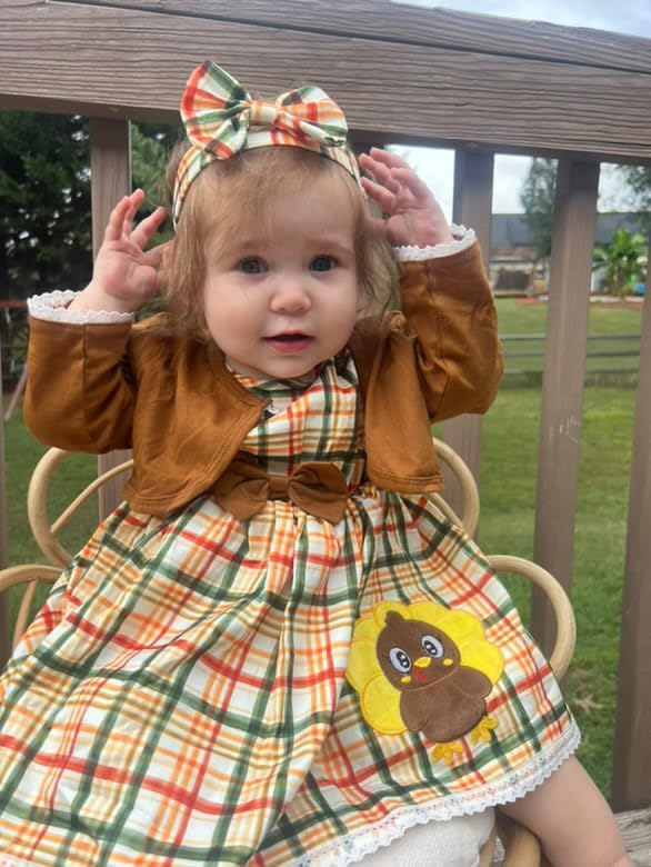 Baby Girl Easter Dress Infant 4pcs Bunny Cardigan Sets - Image 2