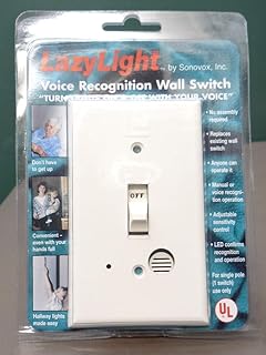 Lazy Light Voice Activated Light Switch by Sonovox White