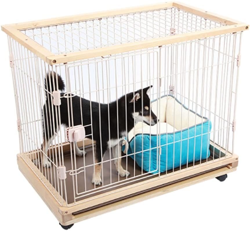 犬用ケージ ジ ショッピング 大中型犬 木製ペットサークル ペットケージ 組み立て簡単 猫用 小型犬 ケージ トレイ付き つ ワンちゃん 犬小屋 中型犬用 折りたたみケージ 57 5cm 中型犬 Brown 96cm 屋外用 猫 Size トイレ付き Color 67cm