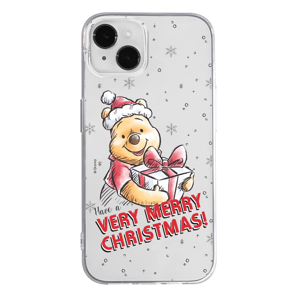 ERT GROUP mobile phone case for Apple Iphone 14 PLUS original and officially Licensed Disney pattern Winnie the Pooh and friends 024 adapted to the shape of the mobile phone, partially transparent
