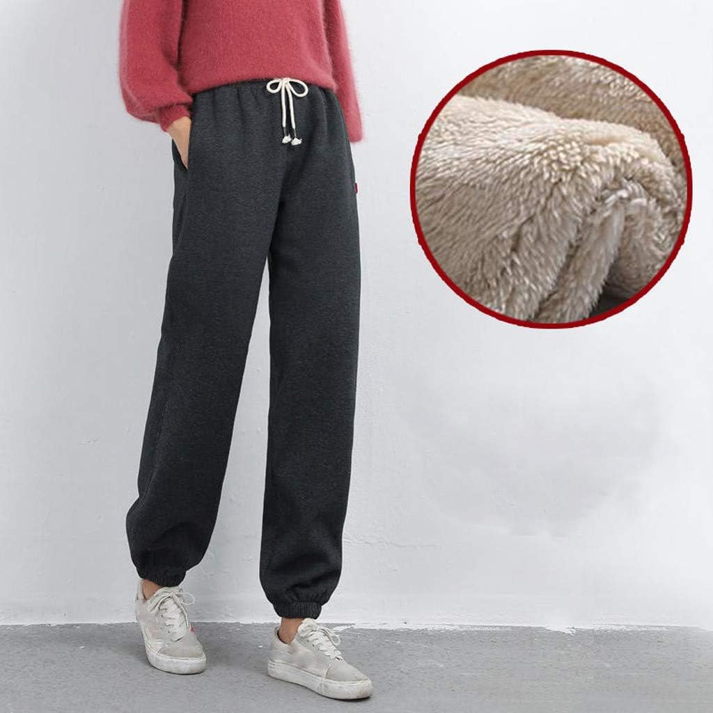 Pantalon Cargo Con Forro Térmico Para Hombr, Cintura Elástica