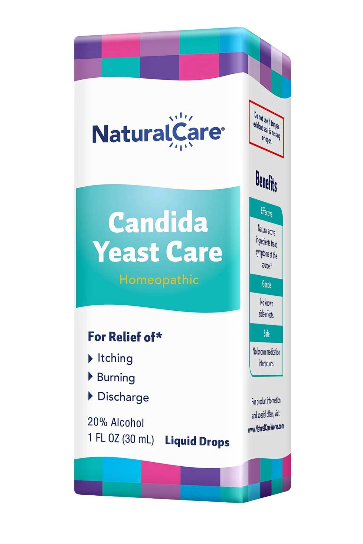 NaturalCare Candida Yeast Care, Homeopathic Liquid Drops, 1 fl. oz