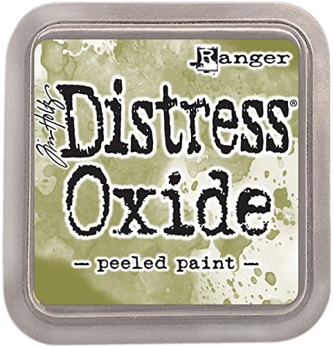 Ranger Tim Holtz-Distress Oxide Pad-Peeled Paint, Synthetic Material, Green, 7.6 x 7.6 x 1.9 cm