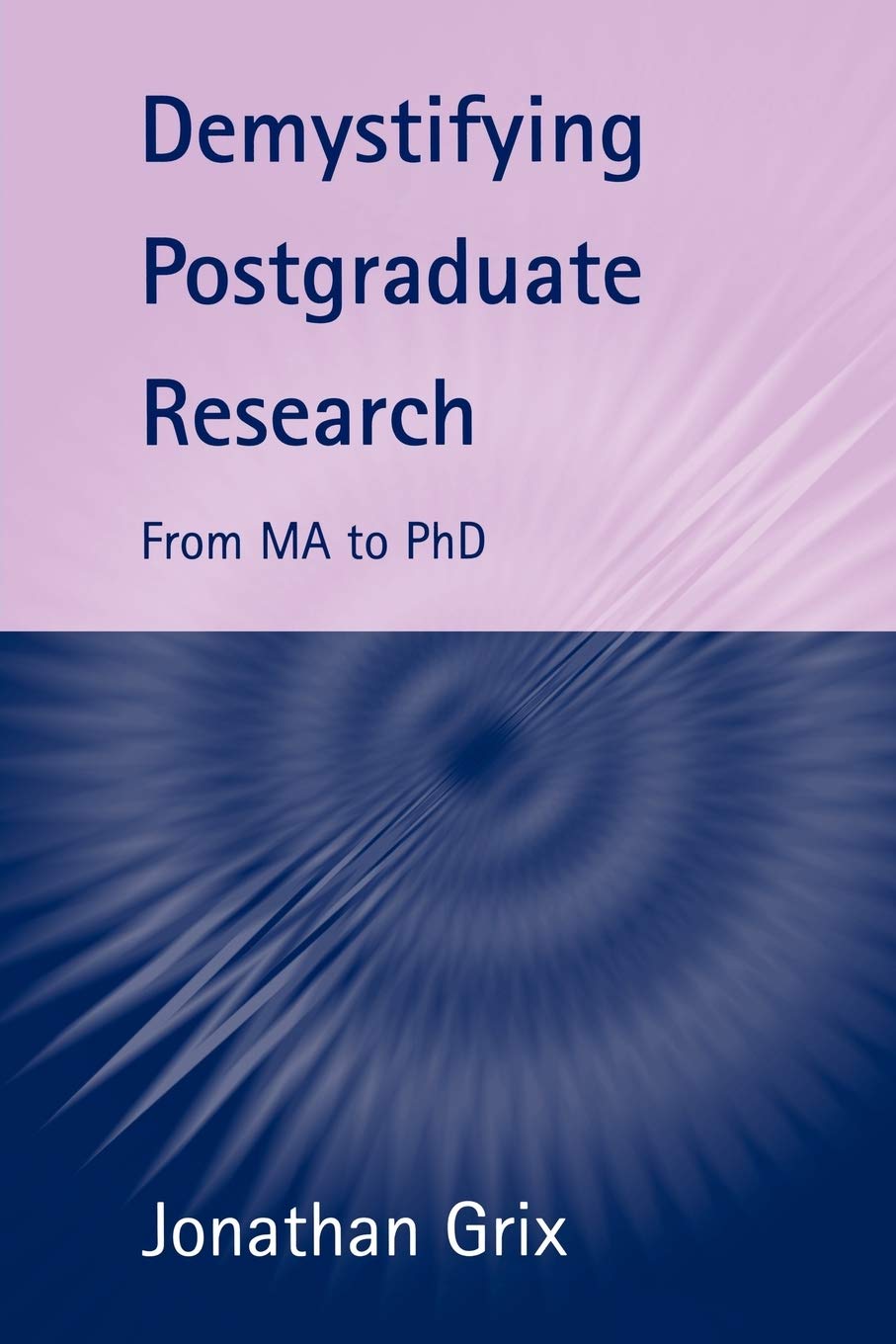 Demystifying Postgraduate Research by Jonathan Grix - 9781902459356