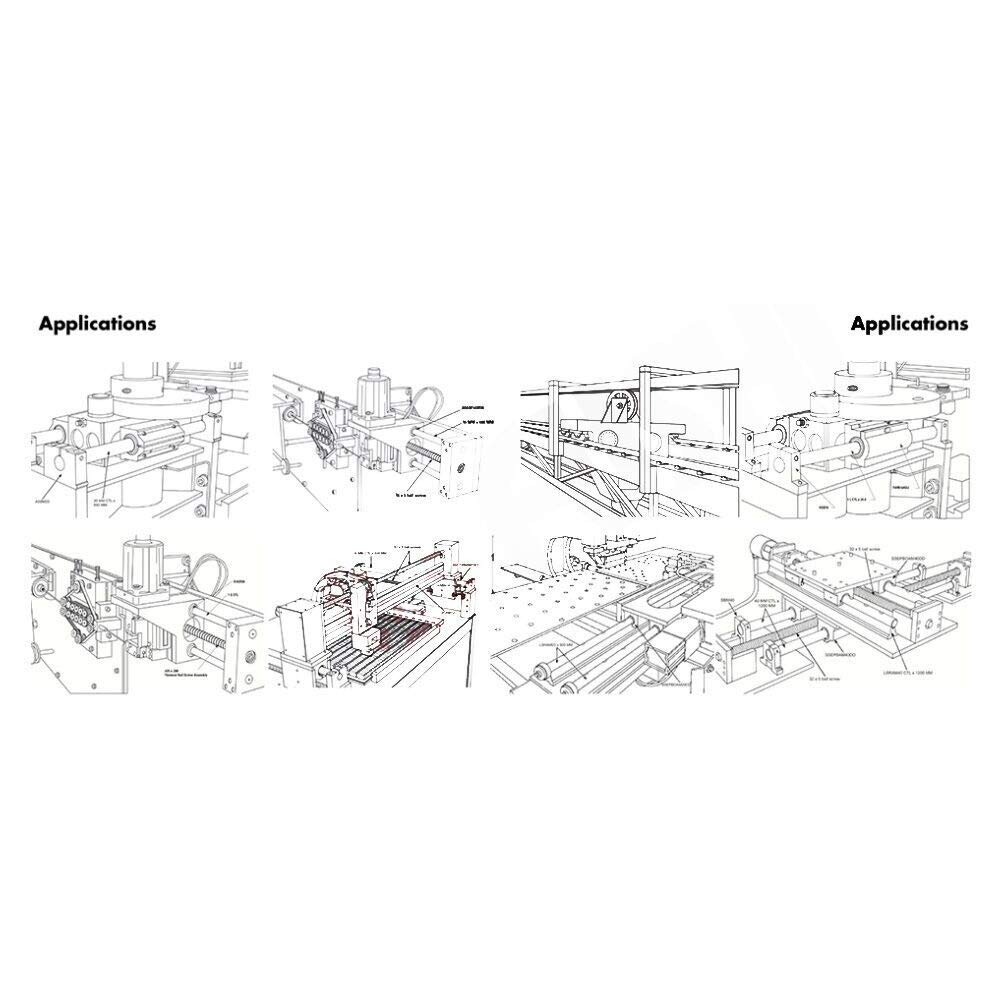 SMA12LUU Linear Case Unit SMA 12LUU SMA12 LUU Linear Motion Bearing Slide Unit