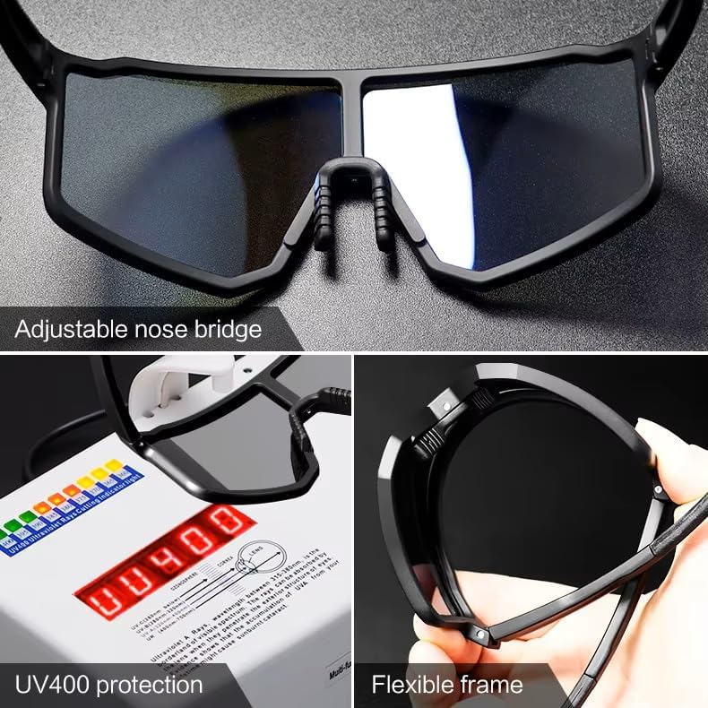 Polarized Sports Sunglasses – TR90 Frame, UV400 TAC Lens for Men & Women Cycling, Running, Fishing, Outdoor use - Image 8