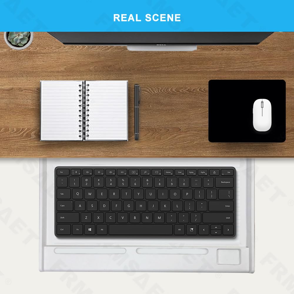 FRMSAET Soporte para Suministros de Oficina Accesorios para Muebles Teclado de computadora Organizador para cajones Bandeja Multiusos Debajo del Escritorio. (Grande, Blanco)