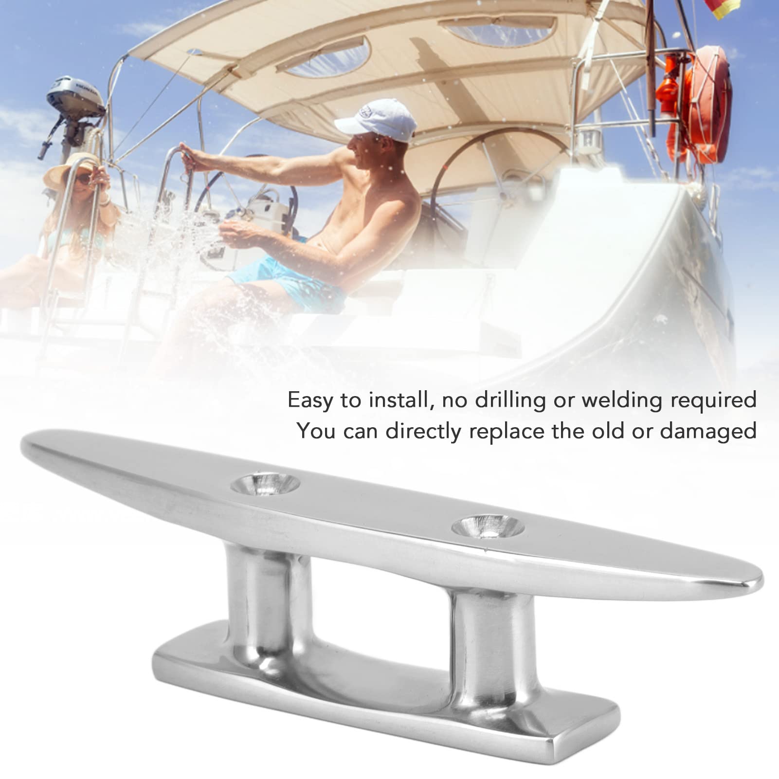 Schaefer Stainless Steel Cleat - 4.75 In