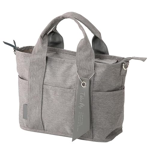 [�e�C�N�~�[] 9pocket Totebag ���@�\ �g�[�g �o�b�O (�O���[)