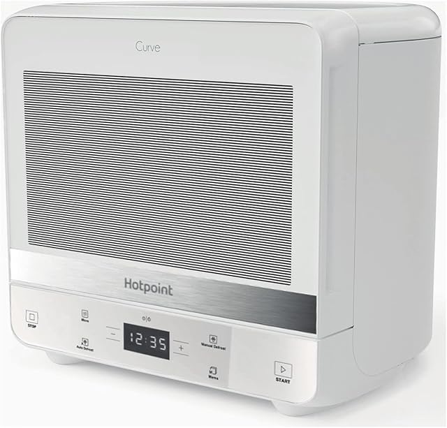 Hotpoint Extraspace Curve 13L Digital Microwave Oven - White