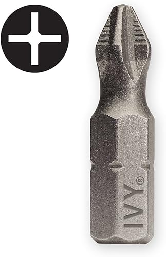 Miniatura 17 de IVY Classic 45703 Broca de inserción reducida Phillips #2 de 1 pulgada, Impact Plus, paquete de 100