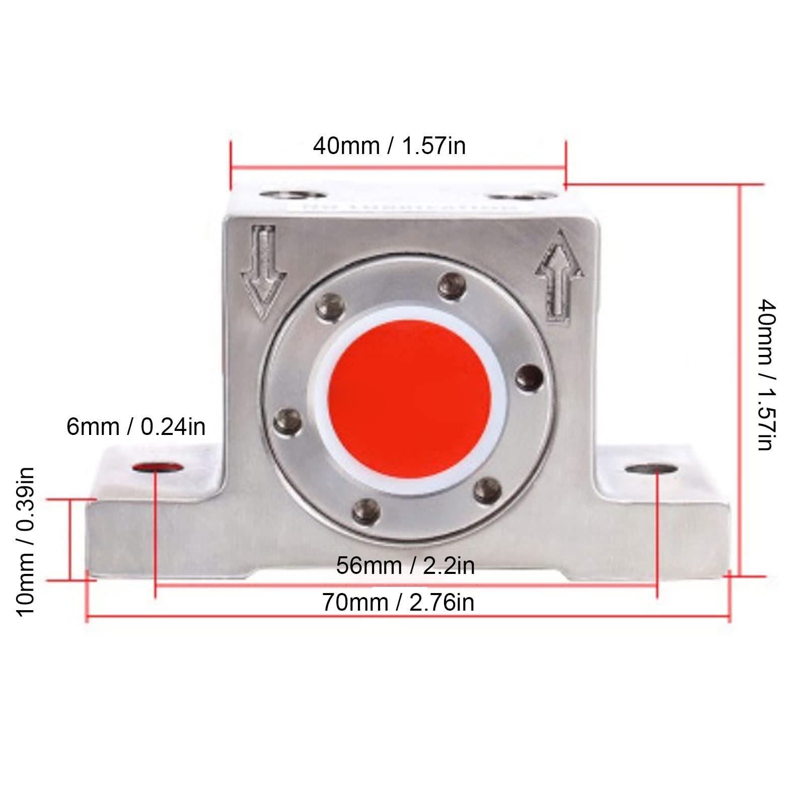 pneumatyczny G1/20.3 cm, turbina powietrzna, 304, wylot powietrza G1/20.3 cm, oscylator powietrza z tłumikiem, do dodatkowego napełniania i pakowania