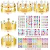 Chinco 34 Pieces Gold Paper Crowns for Kids Birthday Party Hats Paper Princess Prince Crowns Craft for Boys Girls DIY School Classroom Supplies #1