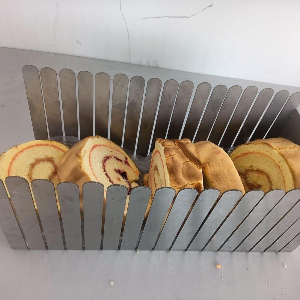 Rebanadora De Pan, Guía De Corte De Pan De Acero Inoxidable, Guía para Rebanar Pan, Cortadora De Pan, Cortadora De Pan para Pan Casero, Pan De Masa Madre Y Bagels