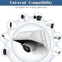 Vista 4 de WEILAILIFE Cubierta Universal para Cámara, Protección contra el Sol y la Lluvia, Techo Protector Impermeable para Cámaras de Cúpula y Bala