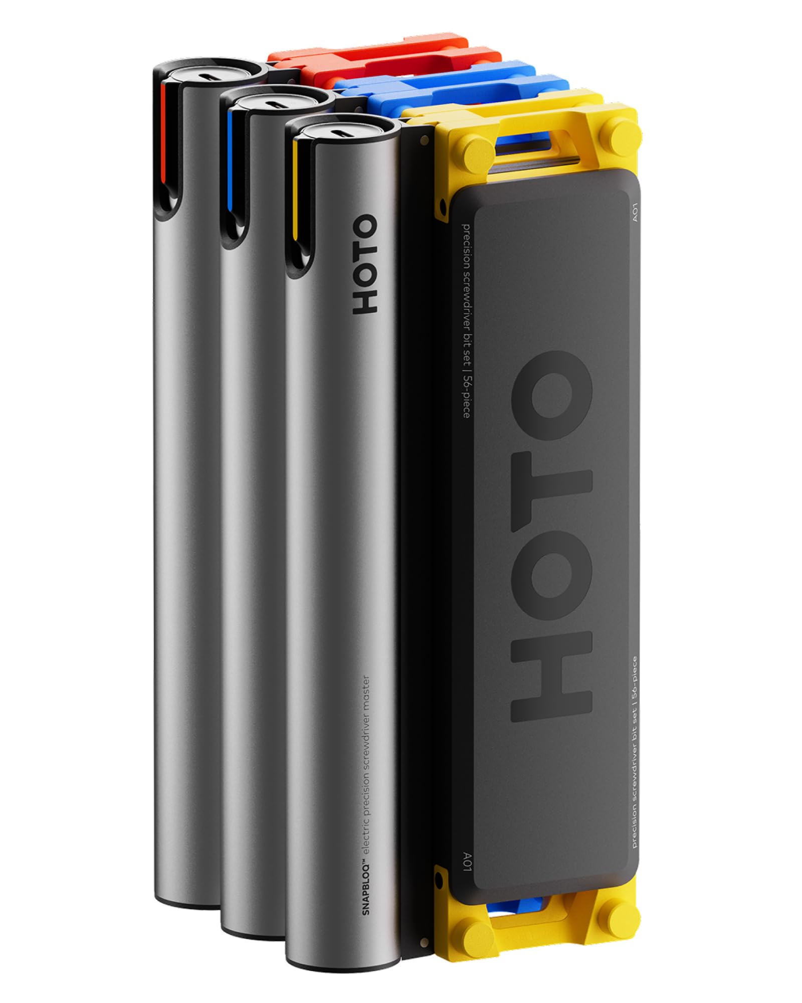 SNAPBLOQ 3-in-1 Master DIY & Repair Tool Kit, Brushless Motor, Magnetic Attachment System, 114 Extensive Accessories, Mini Tool Kit for 3D Printer Sanding, Electronics, PCB, Jewelry, DIY Crafts