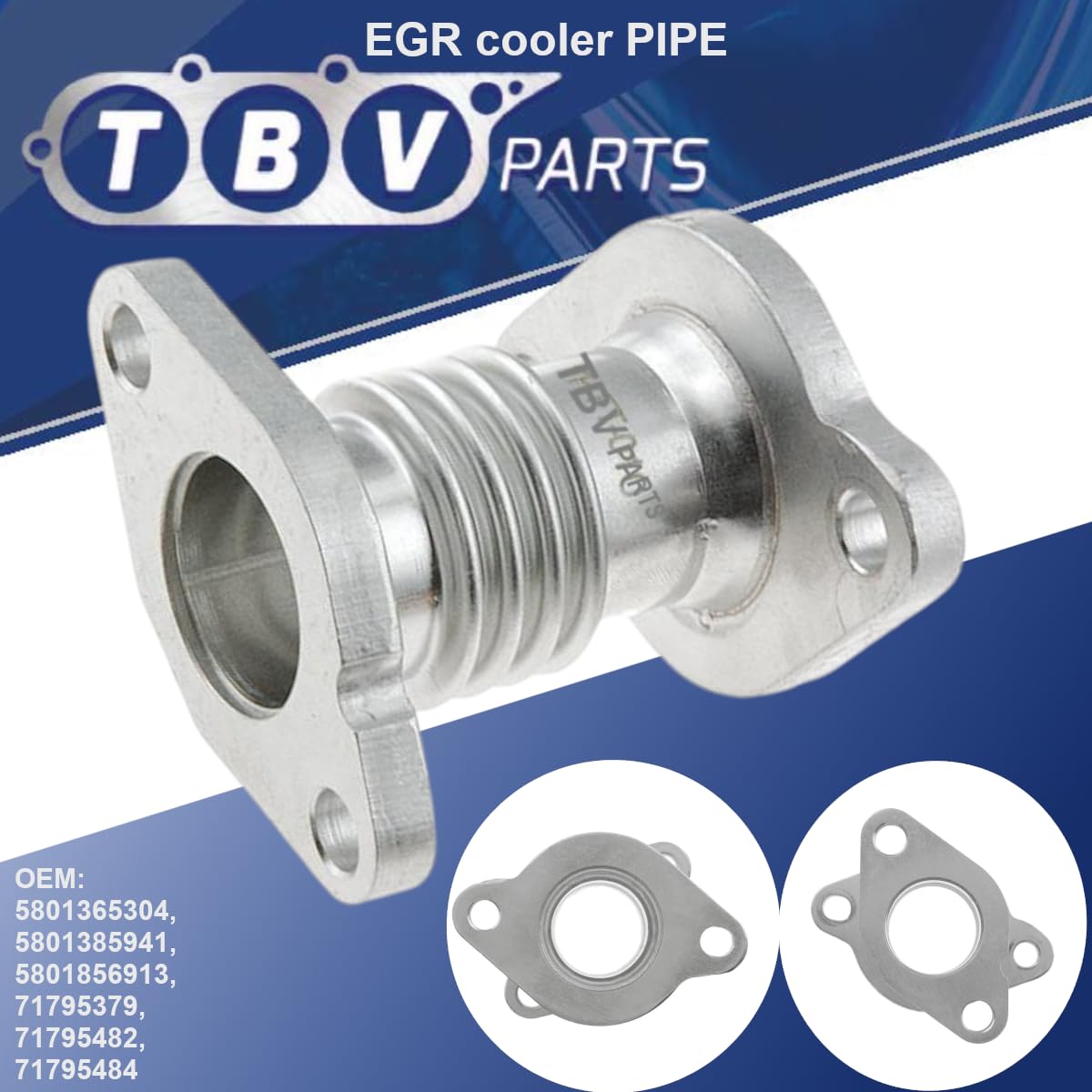 ENFRIADOR EGR FIAT DUCATO 2.3 D 5801365304 71795379 5801856913