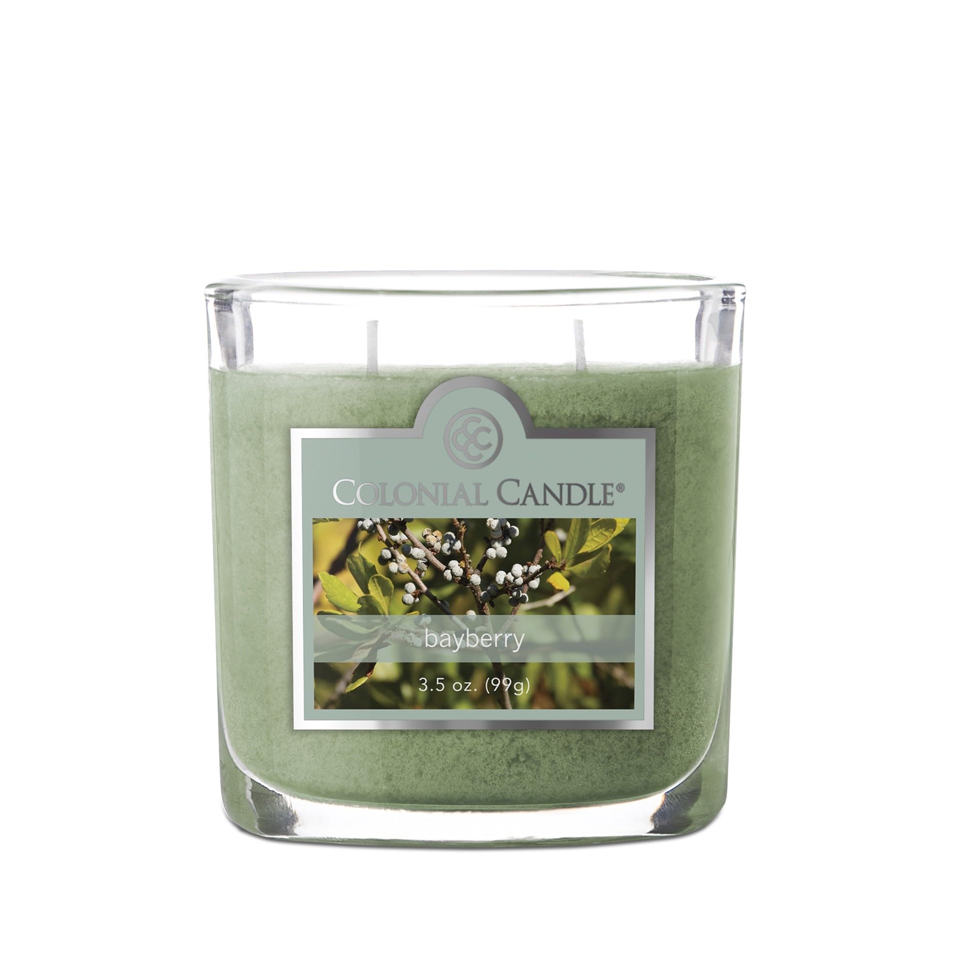 Colonial Candle Bayberry Scented Jar Candle, 2 Wick, 3.5 oz