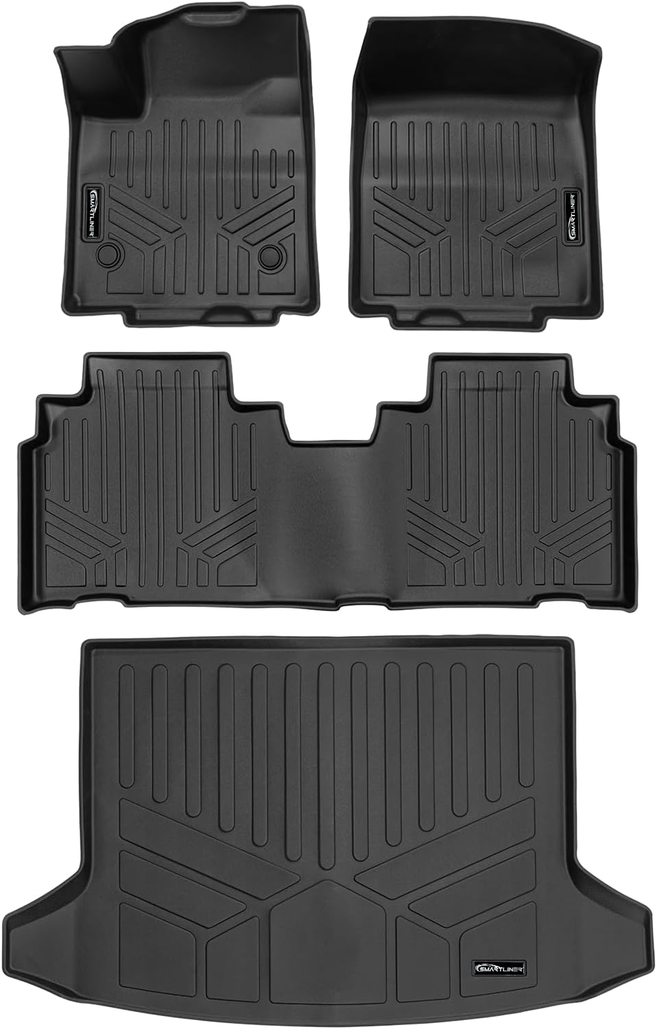 SMARTLINER All Weather Protection Custom Fit Black 2 Row